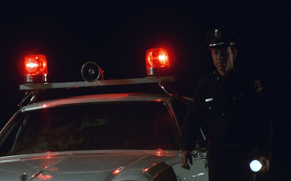 Reenactment of the crime.