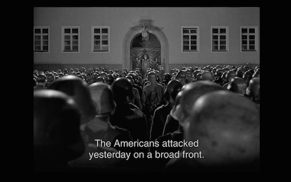 the bridge - speaking to troops