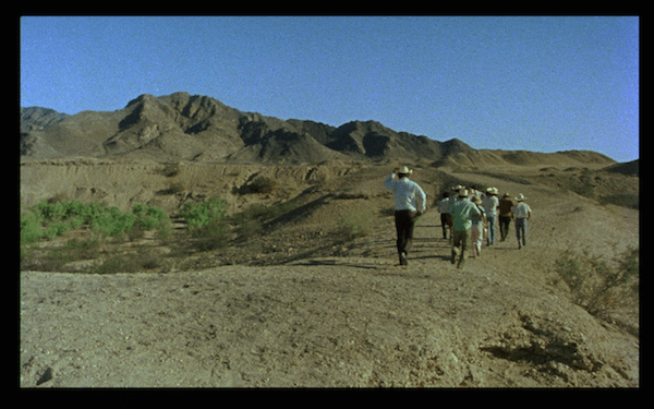 Crossing the border.